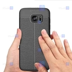 قاب طرح چرم Samsung Galaxy S7 مدل Auto Focus