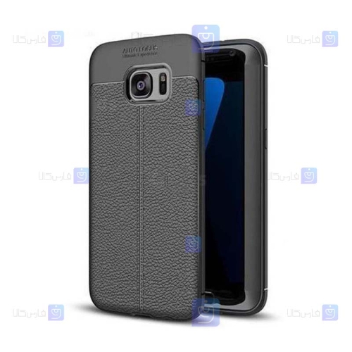 قاب طرح چرم Samsung Galaxy S7 edge مدل Auto Focus