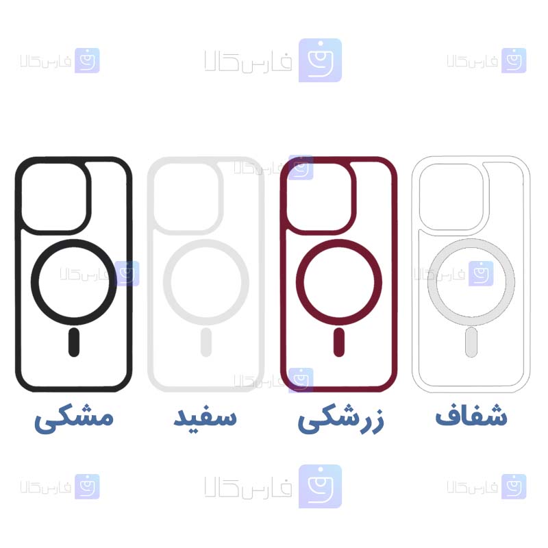 قاب مگنتی گوشی Apple iPhone 15 Pro مدل Berlia