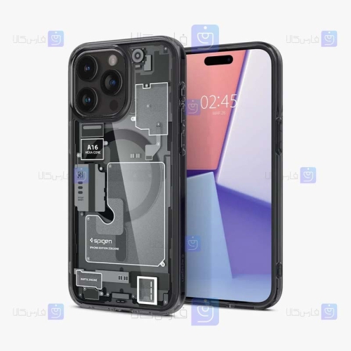 قاب اسپیگن Apple iPhone 15 Pro Max مدل Ultra Hybrid Zero One با پشتیبانی Mag Safe