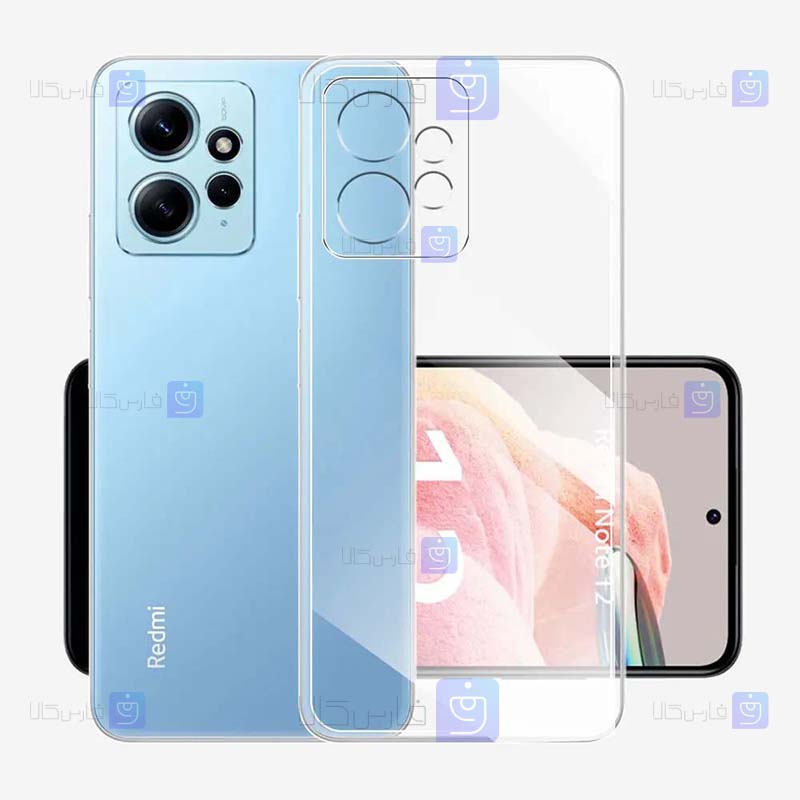 قاب ژله ای Xiaomi Redmi Note 12 4G مدل محافظ لنز دار