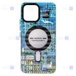 قاب طرح دار گوشی iPhone 14 Pro Max مدل Color Full