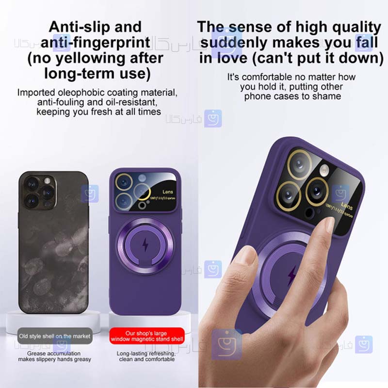 قاب مگ سیف Apple iPhone 14 مدل Lens Case
