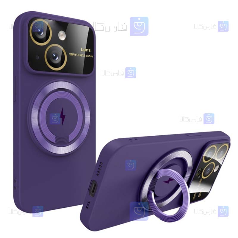 قاب مگ سیف Apple iPhone 15 مدل Lens Case