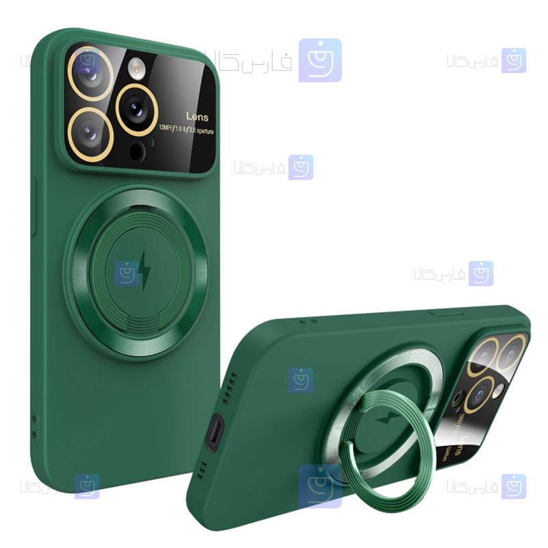 قاب مگ سیف Apple iPhone 15 Pro Max مدل Lens Case