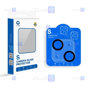 محافظ لنز لیتو Apple iPhone 15 مدل شیشه ای S+ 3D