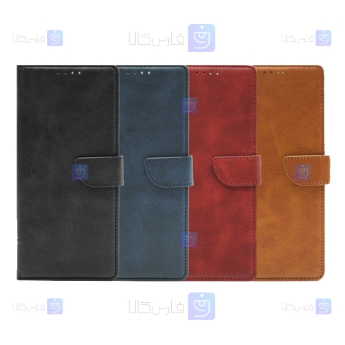 کیف چرمی Samsung Galaxy A21s مدل Magnetic Buckle