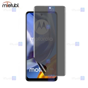 برچسب محافظ صفحه نانو حریم شخصی Motorola Moto E32s برند میتوبل