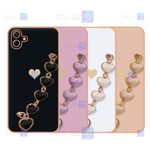قاب زنجیردار قلبی گوشی A04