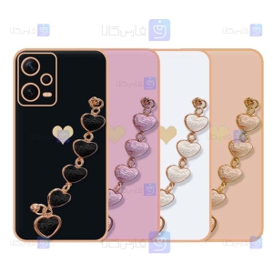 قاب Xiaomi Redmi Note 12 Pro 5G مدل زنجیر دار قلبی