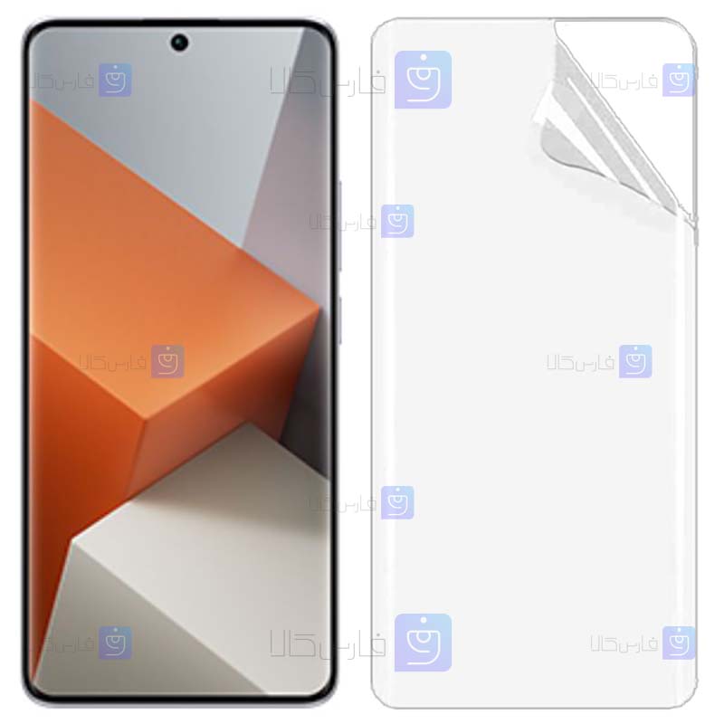برچسب محافظ صفحه نانو Xiaomi Redmi Note 13 Pro Plus 5G مدل تمام صفحه
