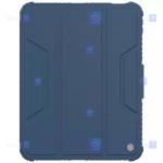 کیف محافظ لنزدار نیلکین Apple iPad 10.9 2022 مدل Bumper Leather Pro