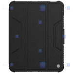 کیف محافظ لنزدار نیلکین Apple iPad 10.9 2022 مدل Bumper Leather Pro