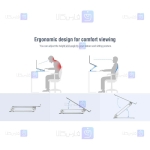 پایه لپ تاپ نیلکین مدل ProDesk Adjustable Laptop Stand