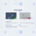 پایه لپ تاپ نیلکین مدل ProDesk Adjustable Laptop Stand