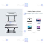پایه لپ تاپ نیلکین مدل ProDesk Adjustable Laptop Stand