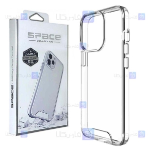 قاب پشت کریستالی آیفون 15 پرو مکس مدل Space Collection