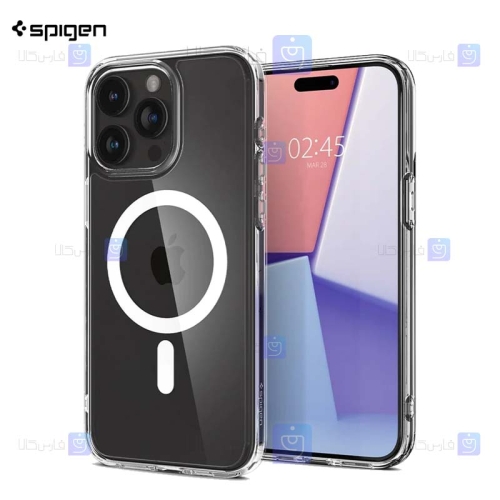 قاب اسپیگن Apple iPhone 15 Pro مدل Ultra Hybrid با پشتیبانی Mag Safe