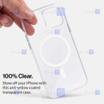 قاب پشت کریستالی Apple iPhone 15 مدل مگ سیف دار