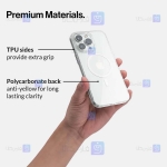 قاب پشت کریستالی Apple iPhone 15 Pro Max مدل مگ سیف دار