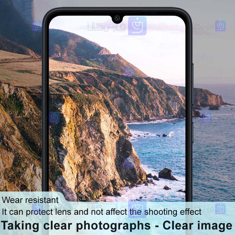 محافظ لنز شیشه ای Samsung Galaxy M52 5G مدل حاشیه دار