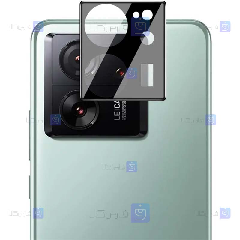 محافظ لنز شیشه ای Xiaomi 13T مدل حاشیه دار