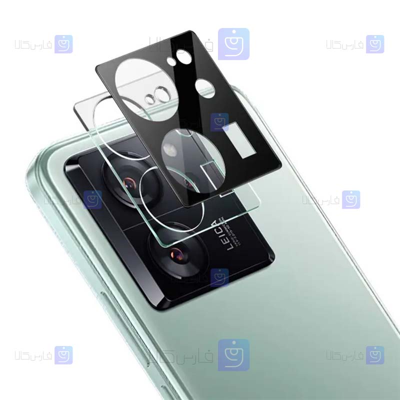 محافظ لنز شیشه ای Xiaomi 13T مدل حاشیه دار