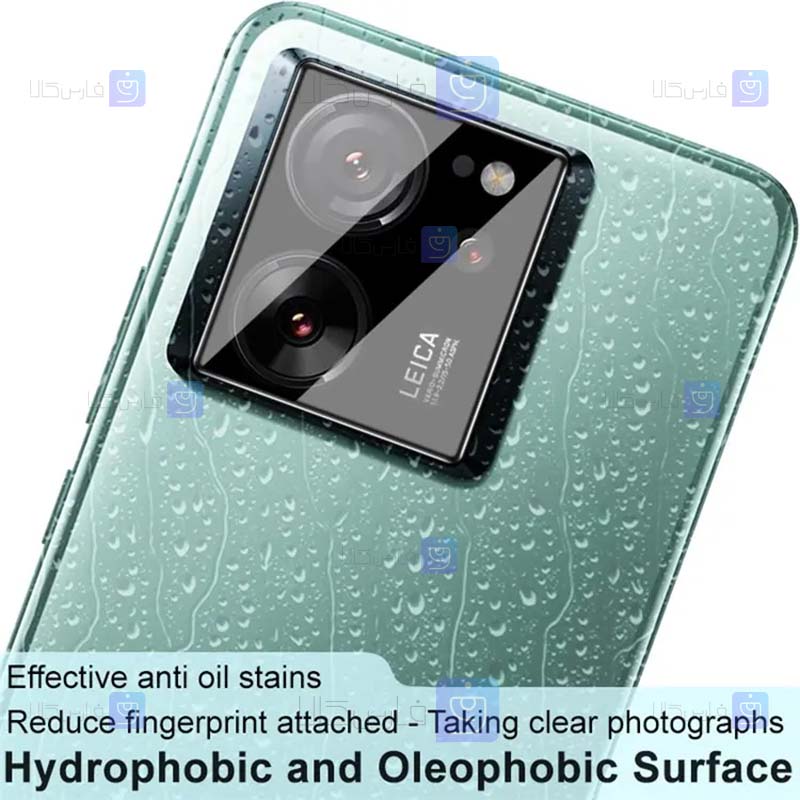 محافظ لنز شیشه ای Xiaomi 13T Pro مدل حاشیه دار