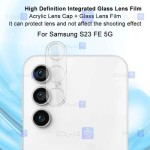 محافظ لنز شیشه ای Samsung Galaxy S23 FE مدل 3D