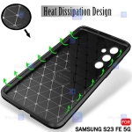 قاب گوشی Samsung Galaxy S23 FE مدل Auto Focus Fiber Carbon