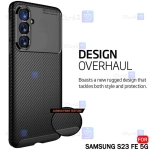 قاب گوشی Samsung Galaxy S23 FE مدل Auto Focus Fiber Carbon