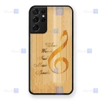 قاب گوشی Samsung Galaxy S21 Ultra مدل چوبی Bamboo
