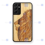 قاب گوشی Samsung Galaxy S21 Ultra مدل چوبی Bamboo