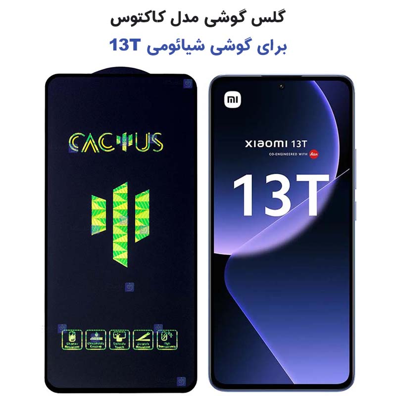 گلس گوشی Xiaomi 13T مدل Cactus