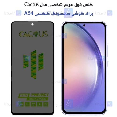 گلس پرایوسی کاکتوس گوشی سامسونگ A54