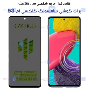 گلس حریم شخصی Samsung Galaxy M53 5G برند Cactus