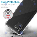 قاب ژله ای Samsung Galaxy A03 مدل کپسولی محافظ لنز دار