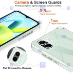 قاب ژله ای Xiaomi Redmi A2 Plus مدل کپسولی محافظ لنز دار