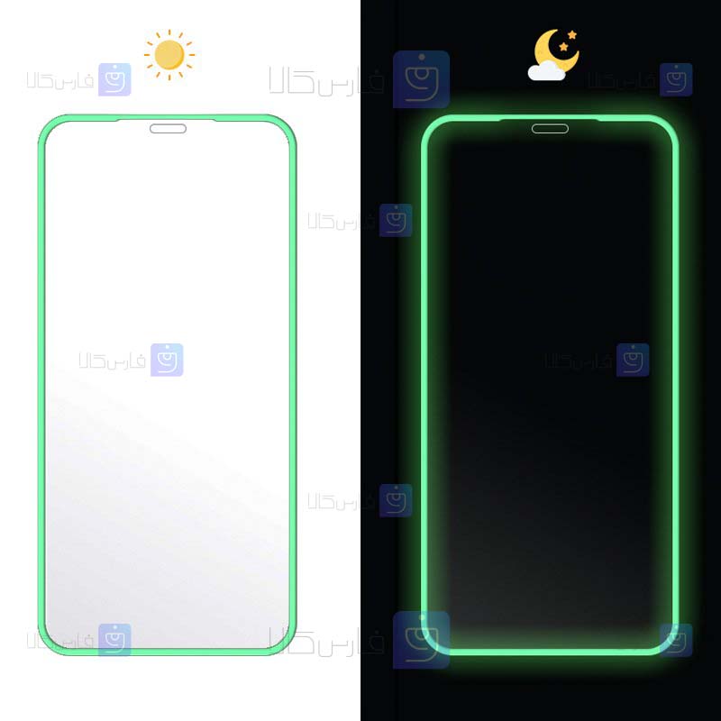گلس Samsung Galaxy M11 مدل شبرنگی