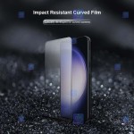 محافظ صفحه دو تایی نیلکین Samsung Galaxy S24 مدل Impact Resistant Curved Film
