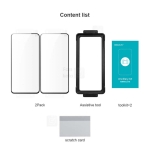محافظ صفحه دو تایی نیلکین Samsung Galaxy S24 Plus مدل Impact Resistant Curved Film