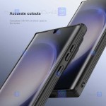 محافظ صفحه دو تایی نیلکین Samsung Galaxy S24 Ultra مدل Impact Resistant Curved Film