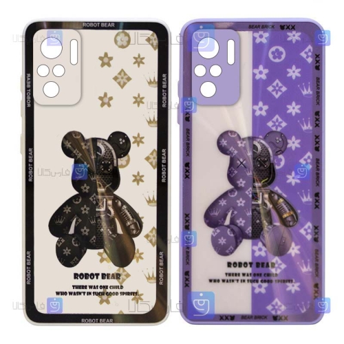 قاب فانتزی گوشی Xiaomi Redmi Note 10 4G مدل Robot Bear