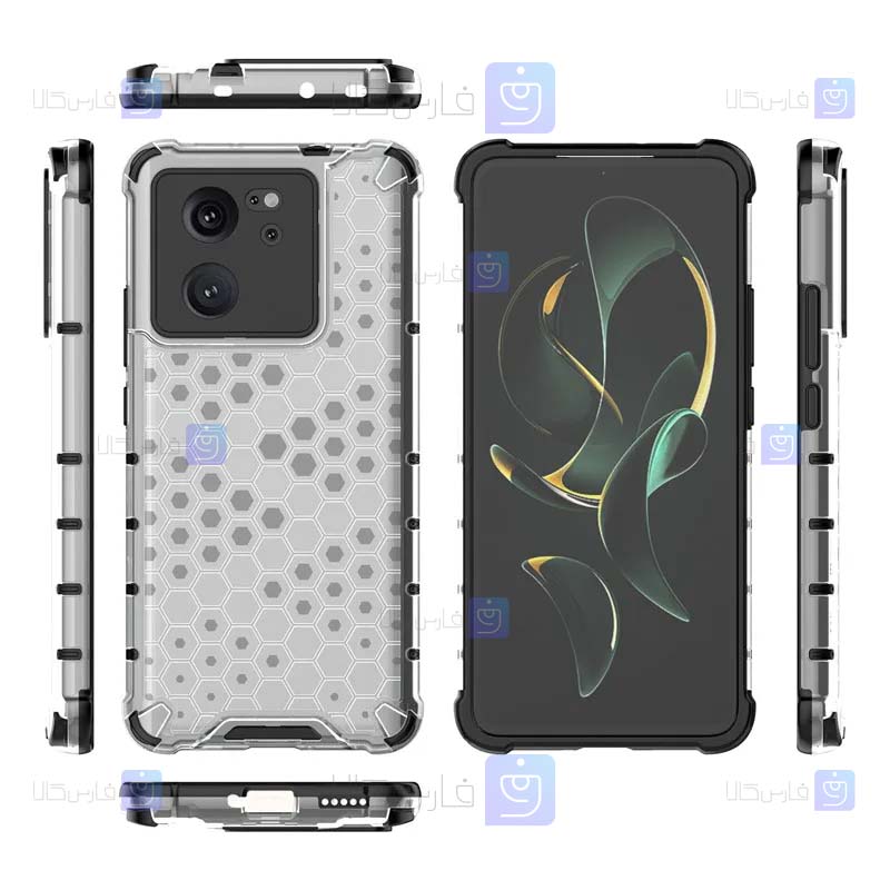 قاب ضد ضربه Xiaomi 13T Pro مدل لانه زنبوری