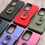 قاب گوشی Samsung Galaxy S23 FE مدل ShockProof Ring Stand