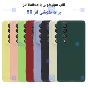 قاب سیلیکونی Honor 90 مدل محافظ لنز دار
