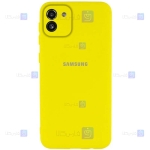 قاب سیلیکونی Samsung Galaxy A03 مدل محافظ لنز دار