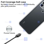 قاب گوشی Xiaomi Poco C51 مدل پشت کریستالی محافظ لنزدار