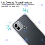 قاب گوشی Xiaomi Poco C51 مدل پشت کریستالی محافظ لنزدار