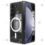قاب پشت کریستالی Samsung Galaxy Z Fold 5 مدل مگ سیف دار